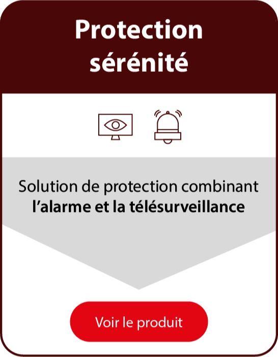 Pack de sécurité sérénité Prodis, alarme et télésurveillance 24h/24 - 7j/7